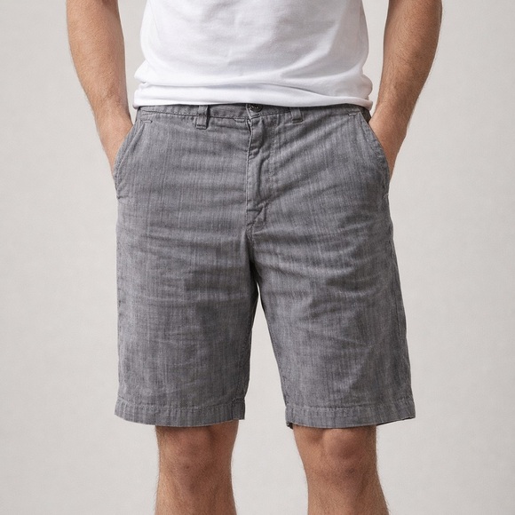 Split Company USA Other - Mens Gray Casual Shorts Size 30 Classic Fit Flat Front Summer Split Co USA